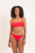 Load image into Gallery viewer, Model Front: Rio De Sol Bas Bottom Rouge Nice-Fio
