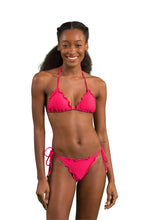 Load image into Gallery viewer, Model Front: Rio De Sol Bas Bottom Dots-Virtual-Pink Frufru
