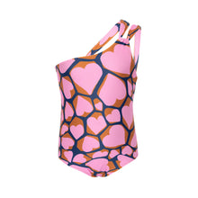 Load image into Gallery viewer, Product Front: Rio De Sol Une Pièce Fille Amore-Pink Santorini-Kids