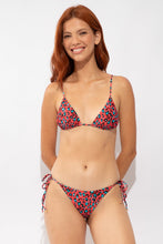 Load image into Gallery viewer, Model Front: Rio De Sol Bas Bottom Coral-Feline Ibiza-Comfy