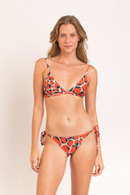 Load image into Gallery viewer, Model Front: Rio De Sol Bas Bottom Amore-Red Ibiza-Comfy