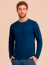 Load image into Gallery viewer, Gallery: Uv Line T-Shirt Longsleeve Uvpro Masc Cobalt Upf50+