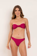 Load image into Gallery viewer, Model Front: Rio De Sol Haut Top Shimmer-Desejo Bandeau-Joy