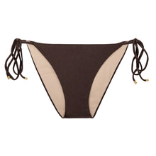 Load image into Gallery viewer, Product Front: Rio De Sol Bas Bottom Shimmer-Coffee Ibiza-Comfy
