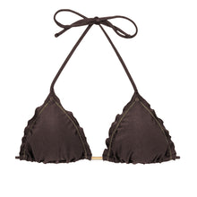 Load image into Gallery viewer, Product Front: Rio De Sol Haut Top Shimmer-Coffee Frufru