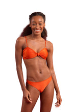 Load image into Gallery viewer, Model Front: Rio De Sol Haut Top Paprica Bandeau-Joy