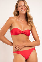 Load image into Gallery viewer, Image 06: Rio De Sol Haut Top Microfibra-Chic-Red Bandeau-Joy
