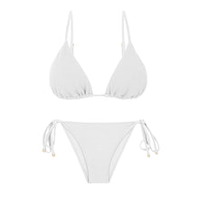 Load image into Gallery viewer, Product Front: Rio De Sol Ensemble Set Sand-White Lia Lacinho