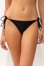 Load image into Gallery viewer, Gallery: Rio De Sol Bas Bottom Shimmer-Black Lacinho