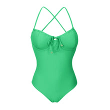 Load image into Gallery viewer, Product Front: Rio De Sol Une Pièce Dots-Tambourine Julia