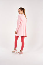 Load image into Gallery viewer, Image 04: Alto Giro Fitness Haut Cardigan Rib Santorini Rosa Respire