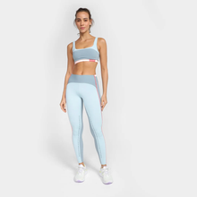 Load image into Gallery viewer, Image 04: Alto Giro Fitness Bas Legging Blackout Bio Recortes Cinza Lead