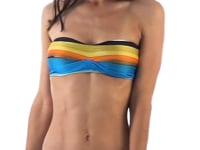 Load and play video in Gallery viewer, Video: Rio De Sol Haut Top Artsy Bandeau-Pli