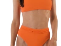 Load and play video in Gallery viewer, Video: Rio De Sol Ensemble Set St-Tpz-Tangerina Reto Hotpant-High