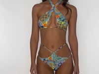 Load and play video in Gallery viewer, Video: Luli Fama Bas Bottom Cross Diamond Amalfi