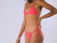 Load and play video in Gallery viewer, Video: Rio De Sol Bas Bottom Dots-Virtual-Pink Frufru-Fio