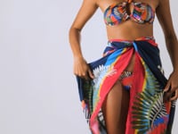 Load and play video in Gallery viewer, Video: Rio De Sol Pareo Jungle Canga