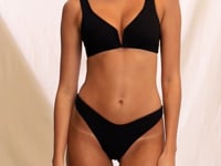 Load and play video in Gallery viewer, Video: Maaji Haut Top Victory Splendour Black