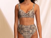 Load and play video in Gallery viewer, Video: Maaji Haut Top Bailey Joile Python