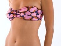 Load and play video in Gallery viewer, Video: Rio De Sol Ensemble Set Amore-Pink Bandeau-Crispy Cheeky-Crispy