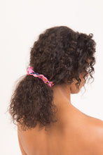 Load image into Gallery viewer, Model Front: Rio De Sol Chouchou Amore-Pink Scrunchie