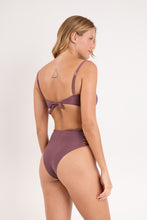 Load image into Gallery viewer, Model Back: Rio De Sol Bas Bottom Malibu-Ebano Highwaist-Spin-Iris