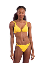 Load image into Gallery viewer, Model Front: Rio De Sol Bas Bottom Malibu-Yellow Rio-Duo