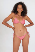 Load image into Gallery viewer, Model Front: Rio De Sol Bas Bottom Shimmer-Confetti Ibiza-Rope