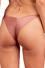 Load image into Gallery viewer, Image 07: Rio De Sol Bas Bottom Shimmer-Copper Cheeky-Tie