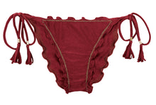 Load image into Gallery viewer, Product Front: Rio De Sol Bas Bottom Shimmer-Divino Frufru-Comfy
