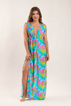 Load image into Gallery viewer, Model Front: Rio De Sol Vêtement De Plage Fusion Long Dress Soleil