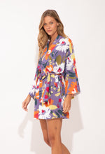 Load image into Gallery viewer, Image 09: Rio De Sol Robe De Plage Garden-Flower Kimono