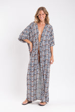 Load image into Gallery viewer, Image 04: Rio De Sol Vêtement De Plage Ikat Long Dress