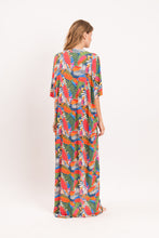 Load image into Gallery viewer, Model Back: Rio De Sol Vêtement De Plage Jungle Long Dress