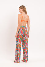 Load image into Gallery viewer, Model Back: Rio De Sol Pantalon De Plage Jungle Wide Pants