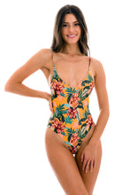 Load image into Gallery viewer, Model Front: Rio De Sol Une Pièce Lis Hype