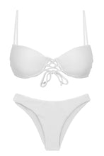 Load image into Gallery viewer, Product Front: Rio De Sol Ensemble Set Cotele-Branco Balconet-Pushup Lisboa