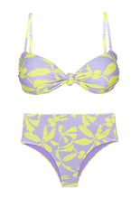 Load image into Gallery viewer, Product Front: Rio De Sol Ensemble Set Glow Bandeau-Joy Hotpants