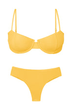 Load image into Gallery viewer, Product Front: Rio De Sol Ensemble Set Malibu-Yellow Balconet Ciao