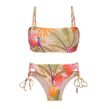 Load image into Gallery viewer, Product Front: Rio De Sol Ensemble Set Oasis Bandeau-Reto Madrid