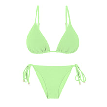 Load image into Gallery viewer, Product Front: Rio De Sol Ensemble Set Sand-Menta Lia Lacinho