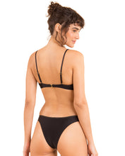 Load image into Gallery viewer, Image 07: Rio De Sol Ensemble Set Shimmer-Black Bandeau-Joy Essential