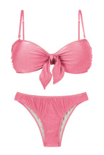 Load image into Gallery viewer, Product Front: Rio De Sol Ensemble Set Shimmer-Confetti Bandeau-Knot Essential