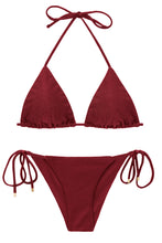 Load image into Gallery viewer, Product Front: Rio De Sol Ensemble Set Shimmer-Divino Tri-Inv Cheeky-Tie