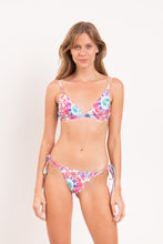 Load image into Gallery viewer, Model Front: Rio De Sol Ensemble Set Splash Tri-Fixo Cheeky-Tie