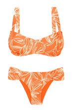 Load image into Gallery viewer, Product Front: Rio De Sol Ensemble Set Trail-Orange Amelia Baobi