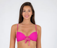 Load image into Gallery viewer, Gallery: Rio De Sol Haut Top Cotele-Amaranto Balconet-Pushup