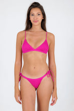 Load image into Gallery viewer, Model Front: Rio De Sol Haut Top Cotele-Amaranto Tri-Fixo