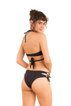 Load image into Gallery viewer, Model Back: Rio De Sol Haut Top Dots-Black Kate