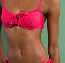 Load image into Gallery viewer, Image 09: Rio De Sol Haut Top Dots-Virtual-Pink Balconet-Tie